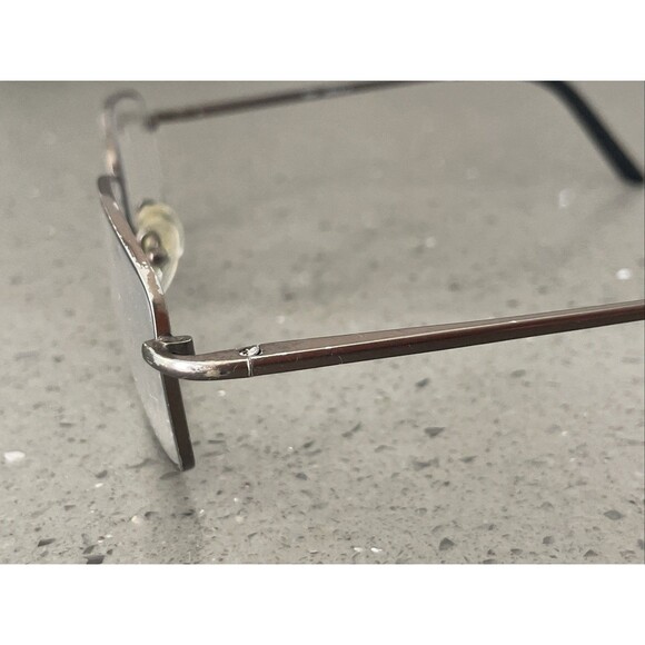 Saki Japan Eyeglasses Mod 313 Col. Gun Black Silver 56-17-145 FRAMES ONLY - Picture 4 of 12